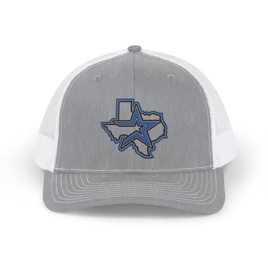 Blue Houston Logo Trucker Cap