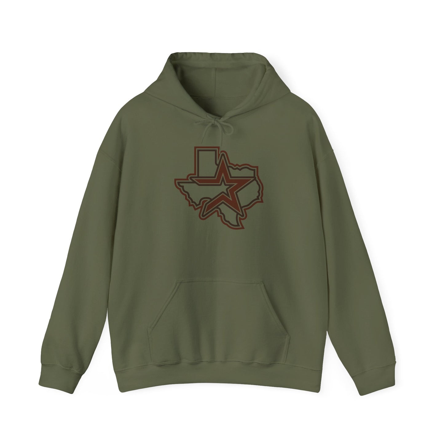 Burgundy Houston Logo Team Hoodie