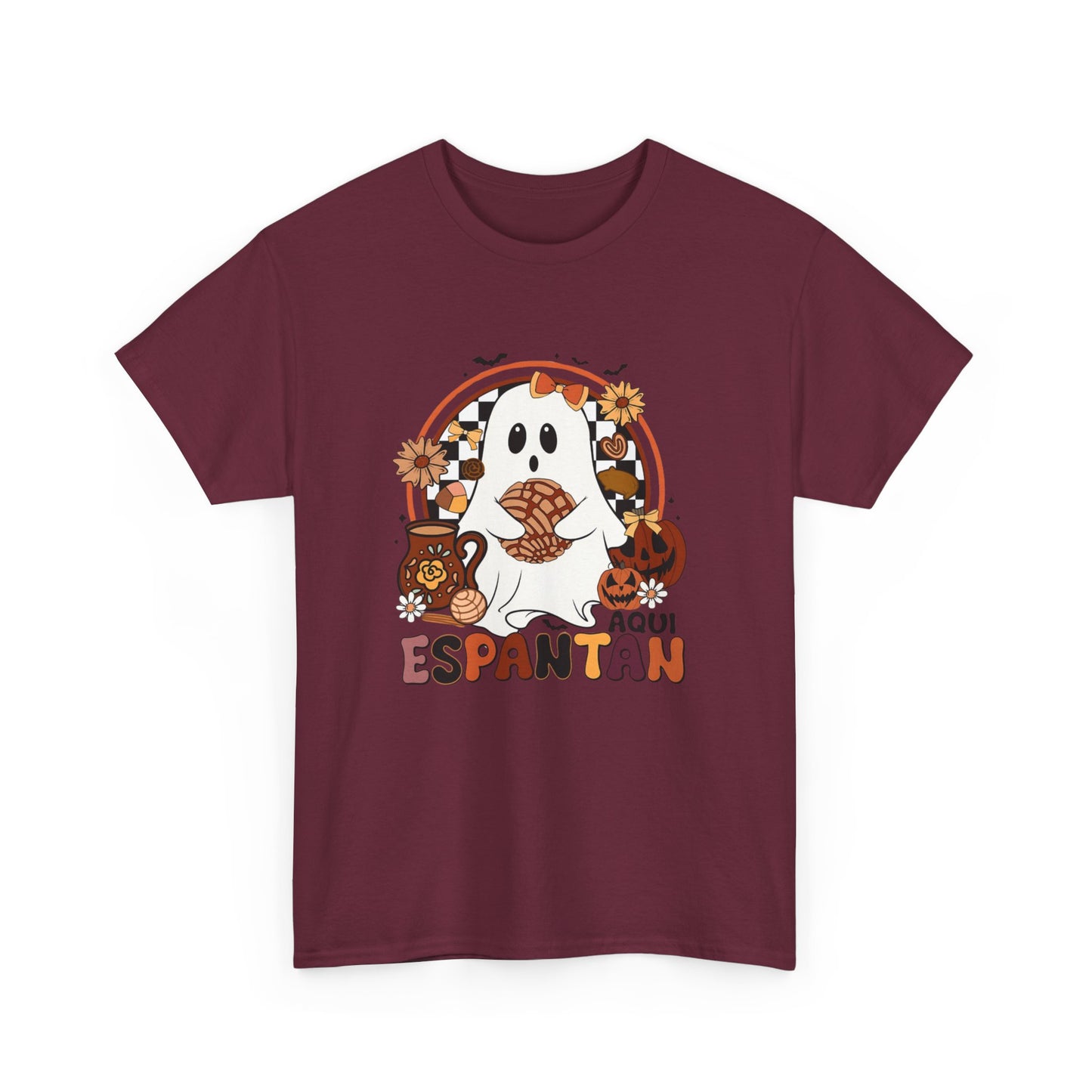 T-Shirt Aquí Espantan Hispanic Ghost Unisex Tee