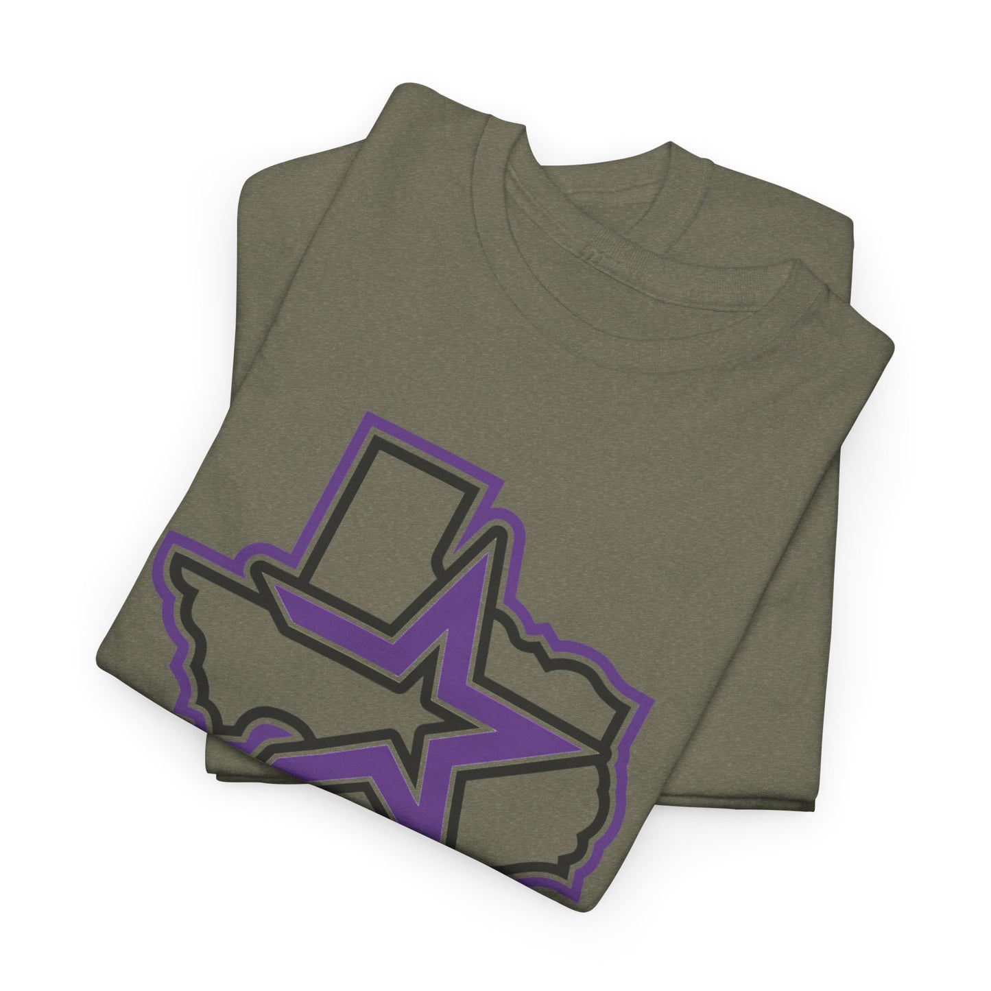 Purple Houston Logo Team Tee