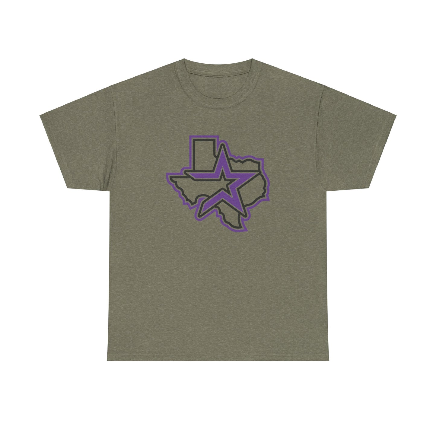 Purple Houston Logo Team Tee