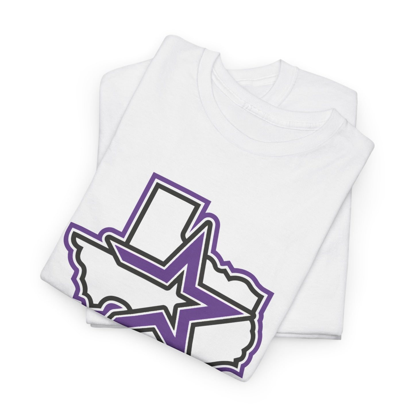 Purple Houston Logo Team Tee