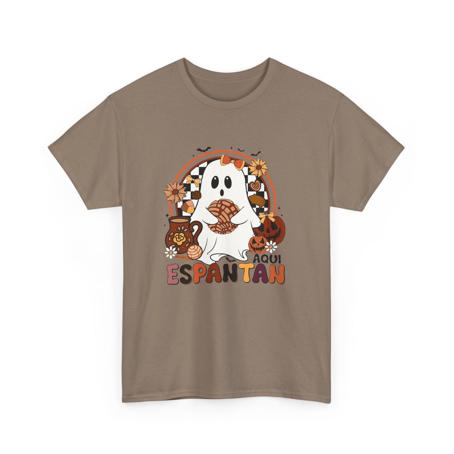 T-Shirt Aquí Espantan Hispanic Ghost Unisex Tee