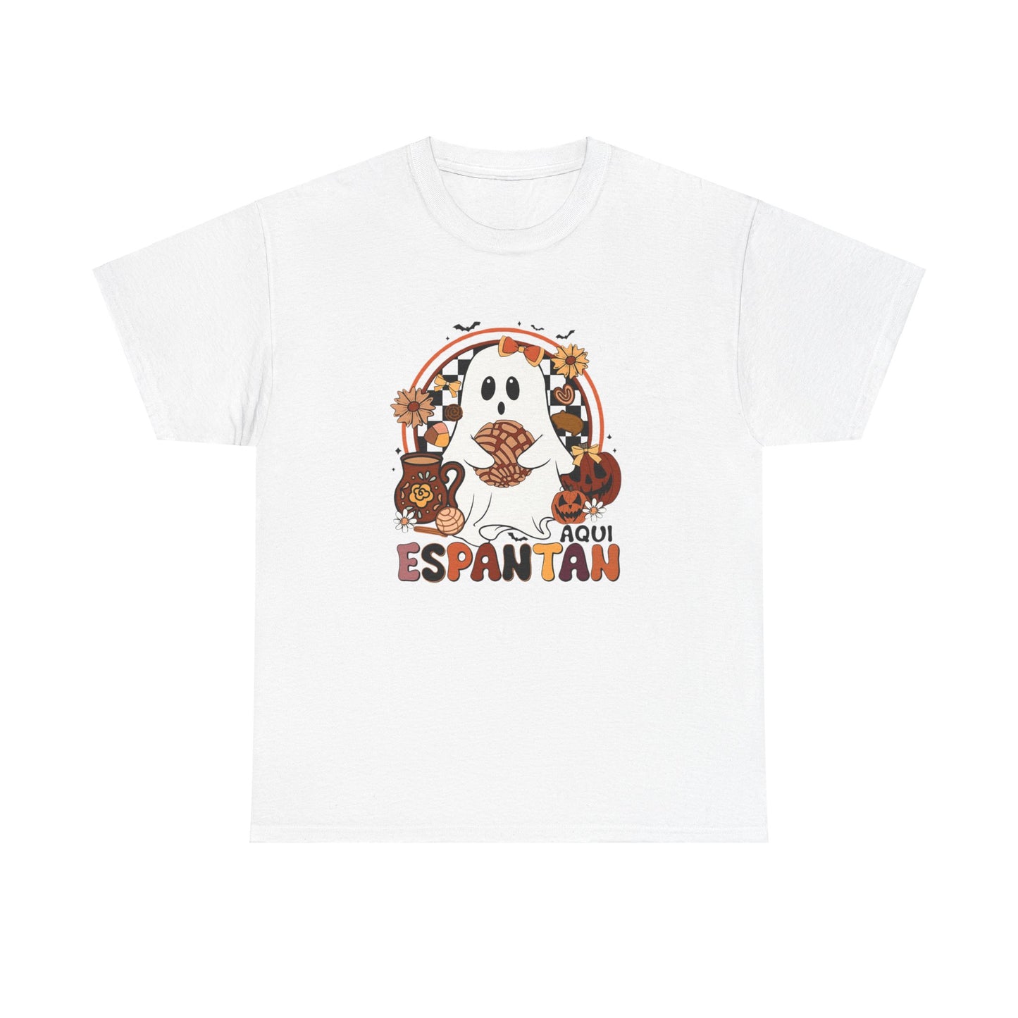 T-Shirt Aquí Espantan Hispanic Ghost Unisex Tee