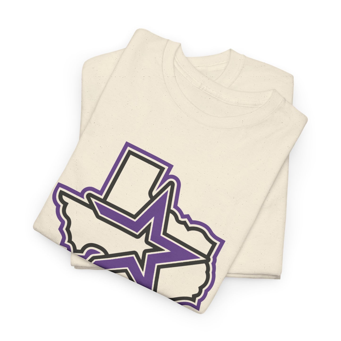 Purple Houston Logo Team Tee