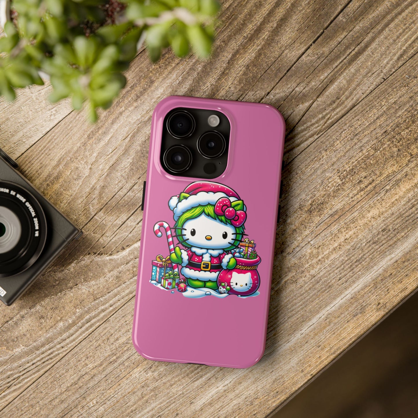 Phone Case - Grinch Hello Kitty