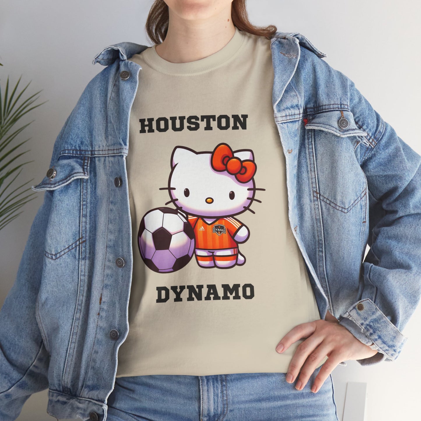 Houston Soccer Kitty Design Tee