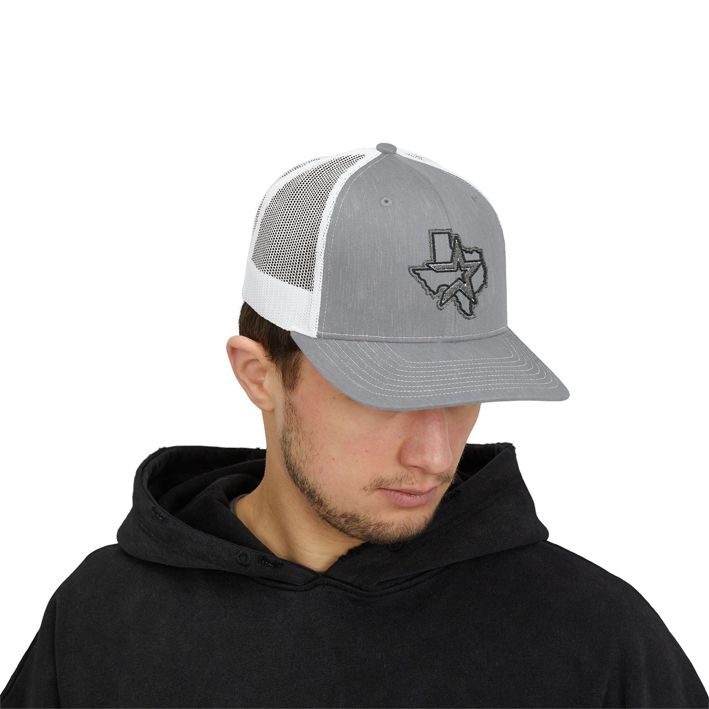 Gray Houston Logo Trucker Cap