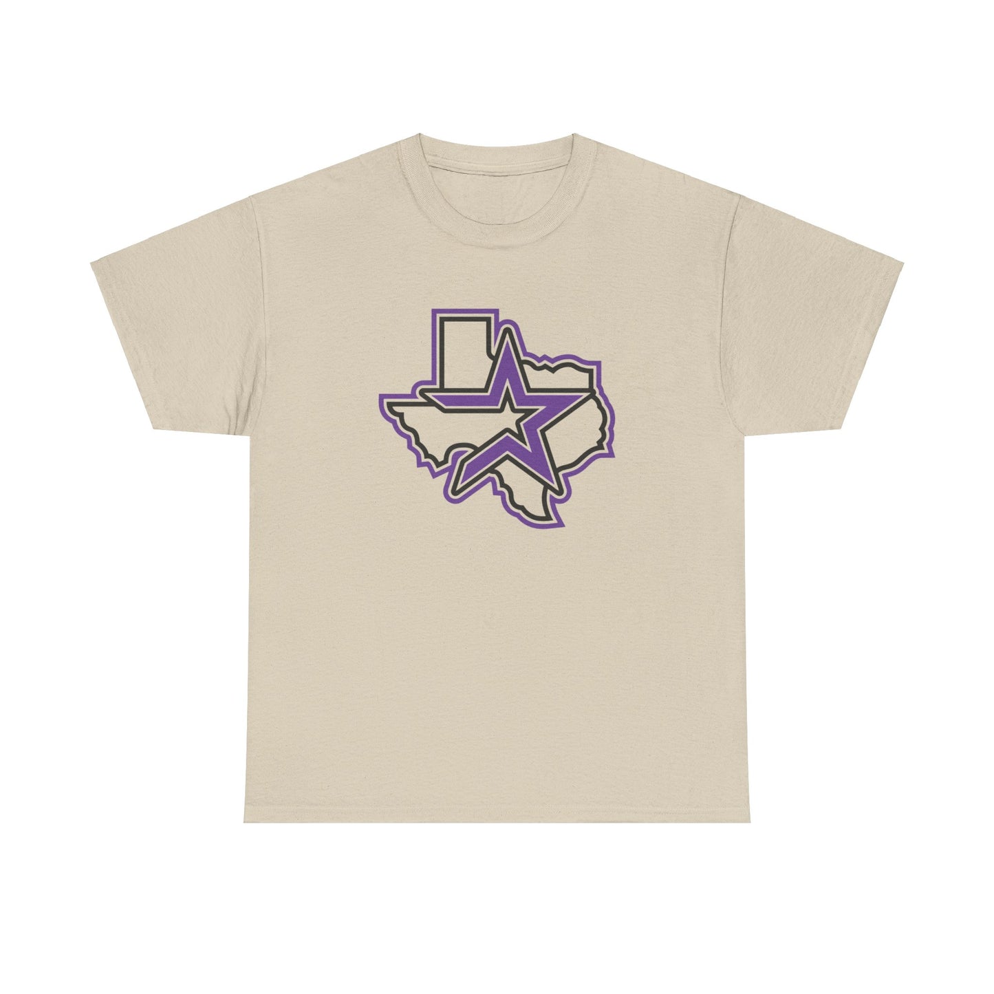 Purple Houston Logo Team Tee