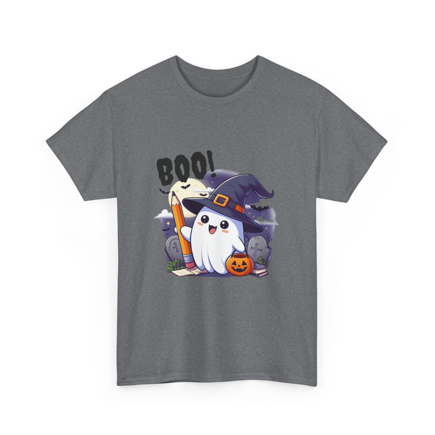 Teacher Tee - Cute Ghost Witch Design