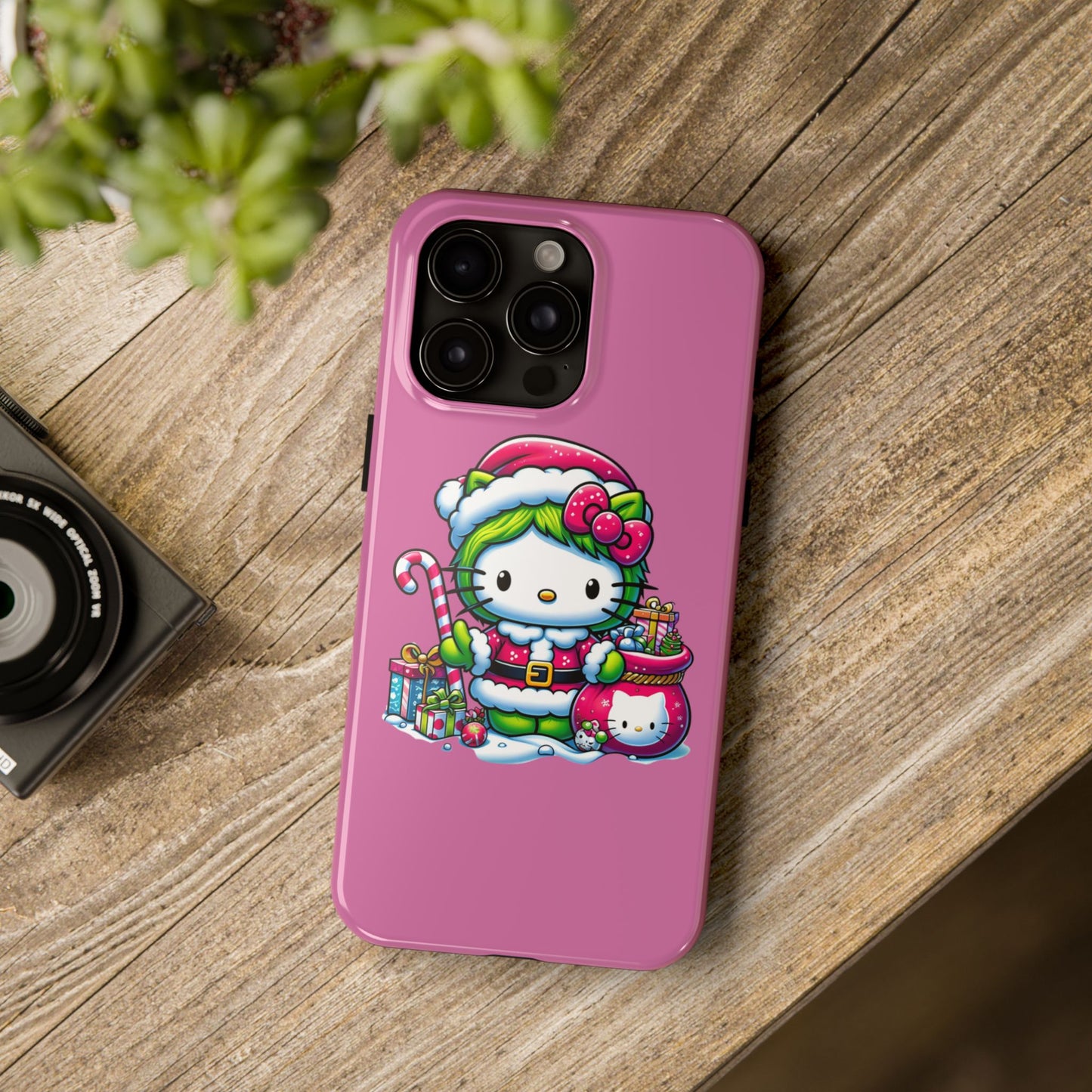 Phone Case - Grinch Hello Kitty