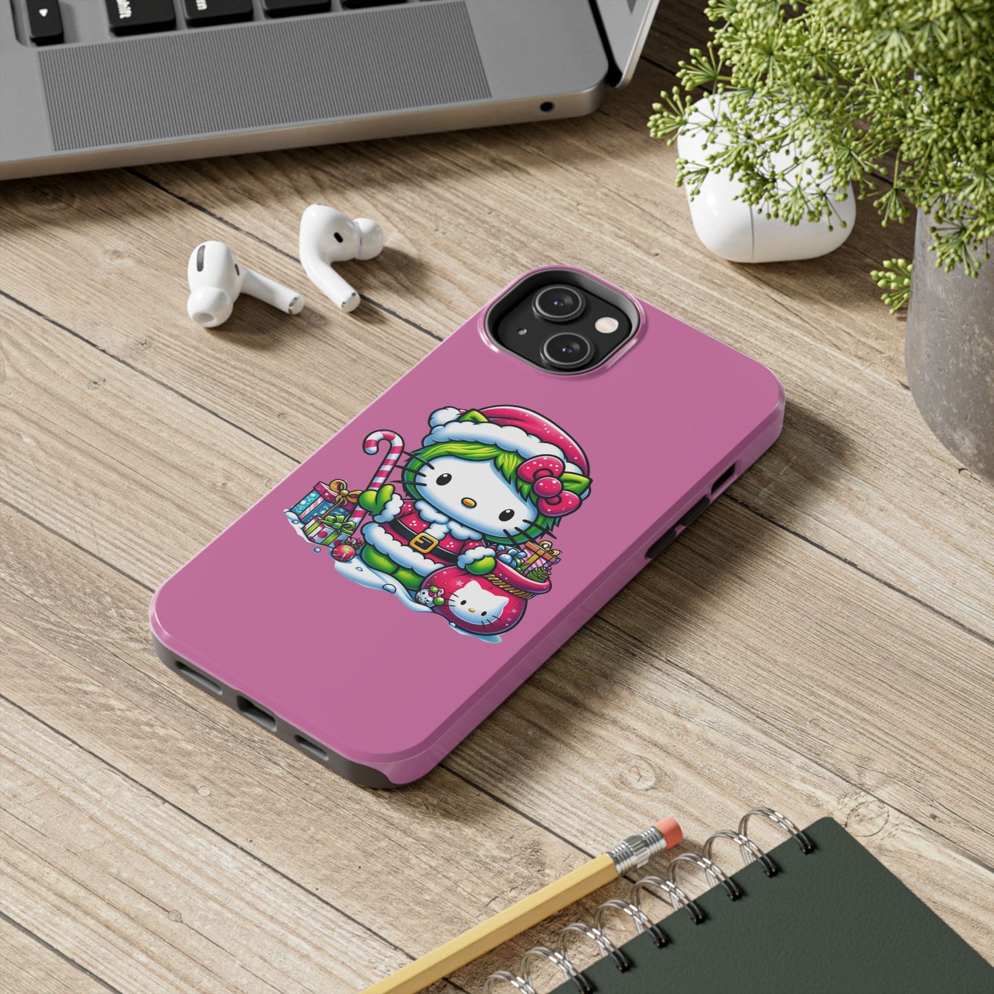 Phone Case - Grinch Hello Kitty