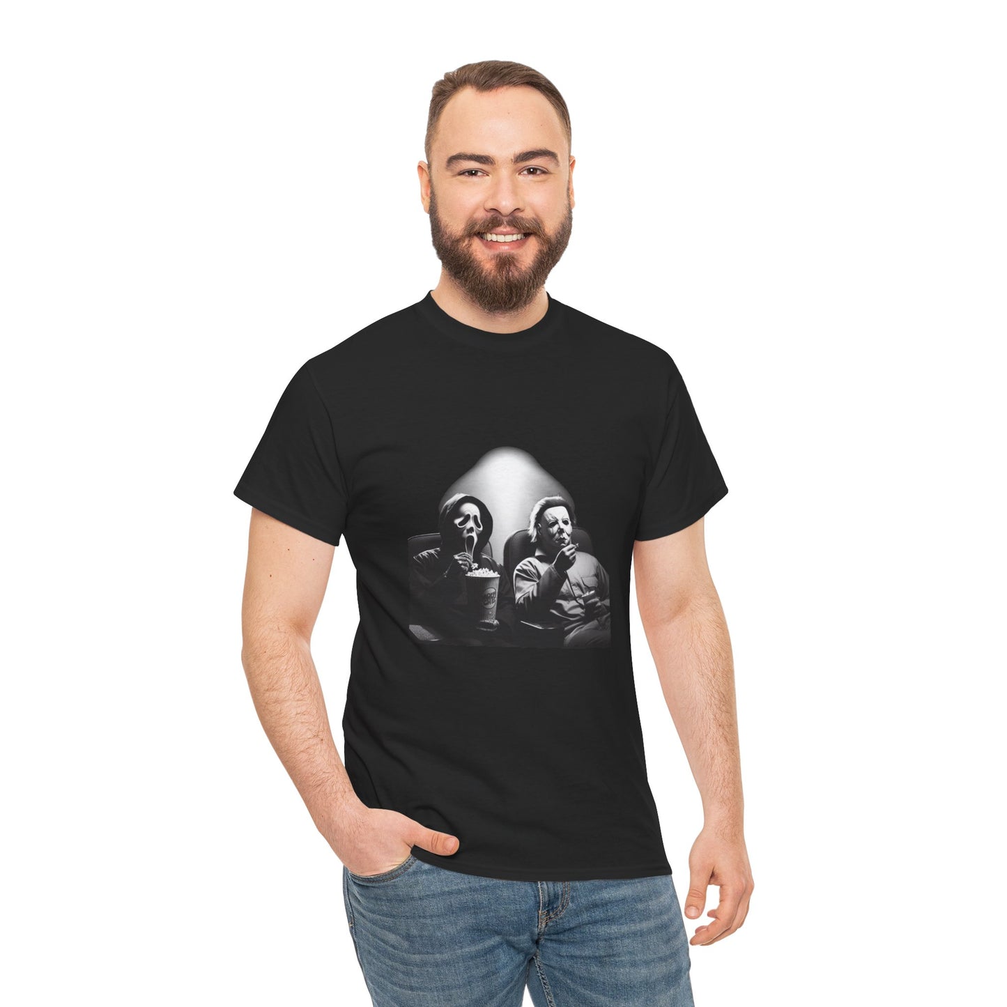 Horror Unisex Tee - Hanging Out at the Theater