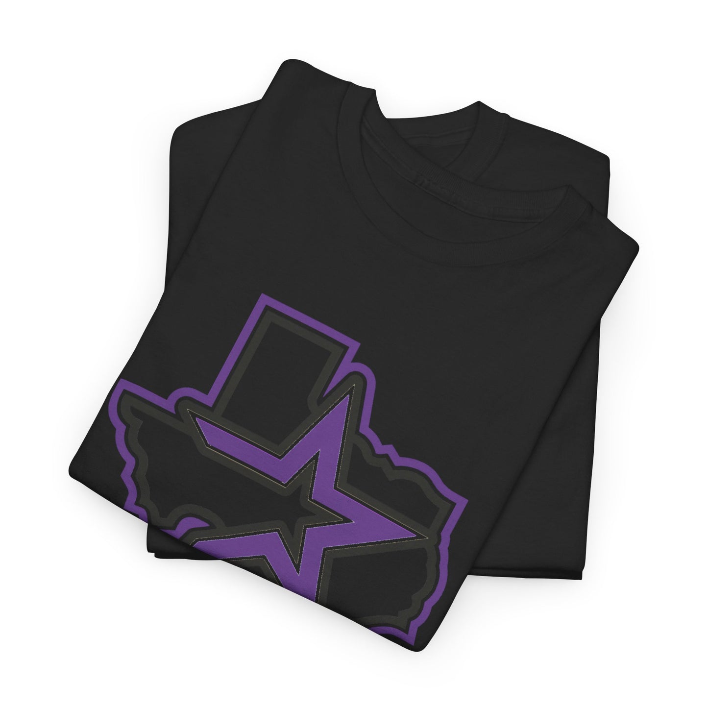 Purple Houston Logo Team Tee