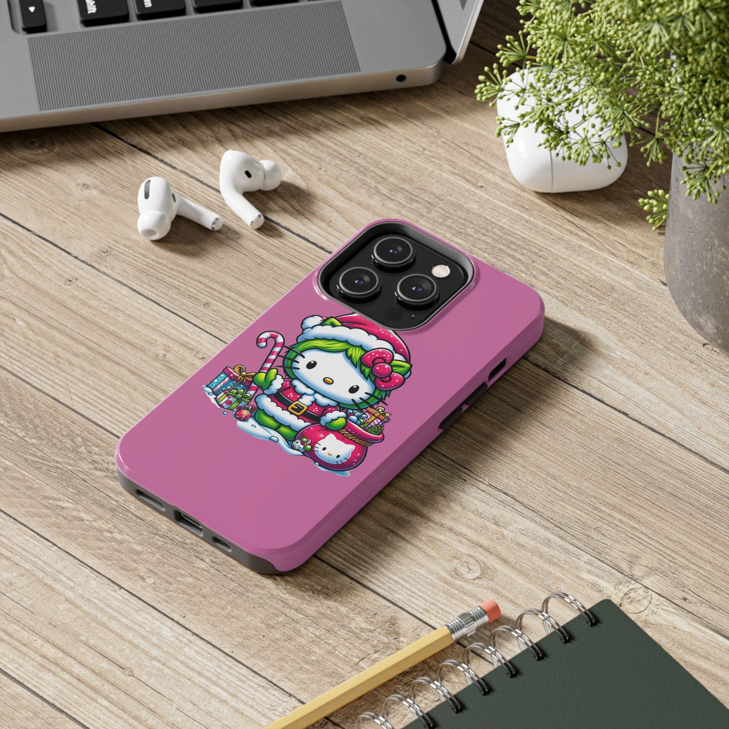 Phone Case - Grinch Hello Kitty