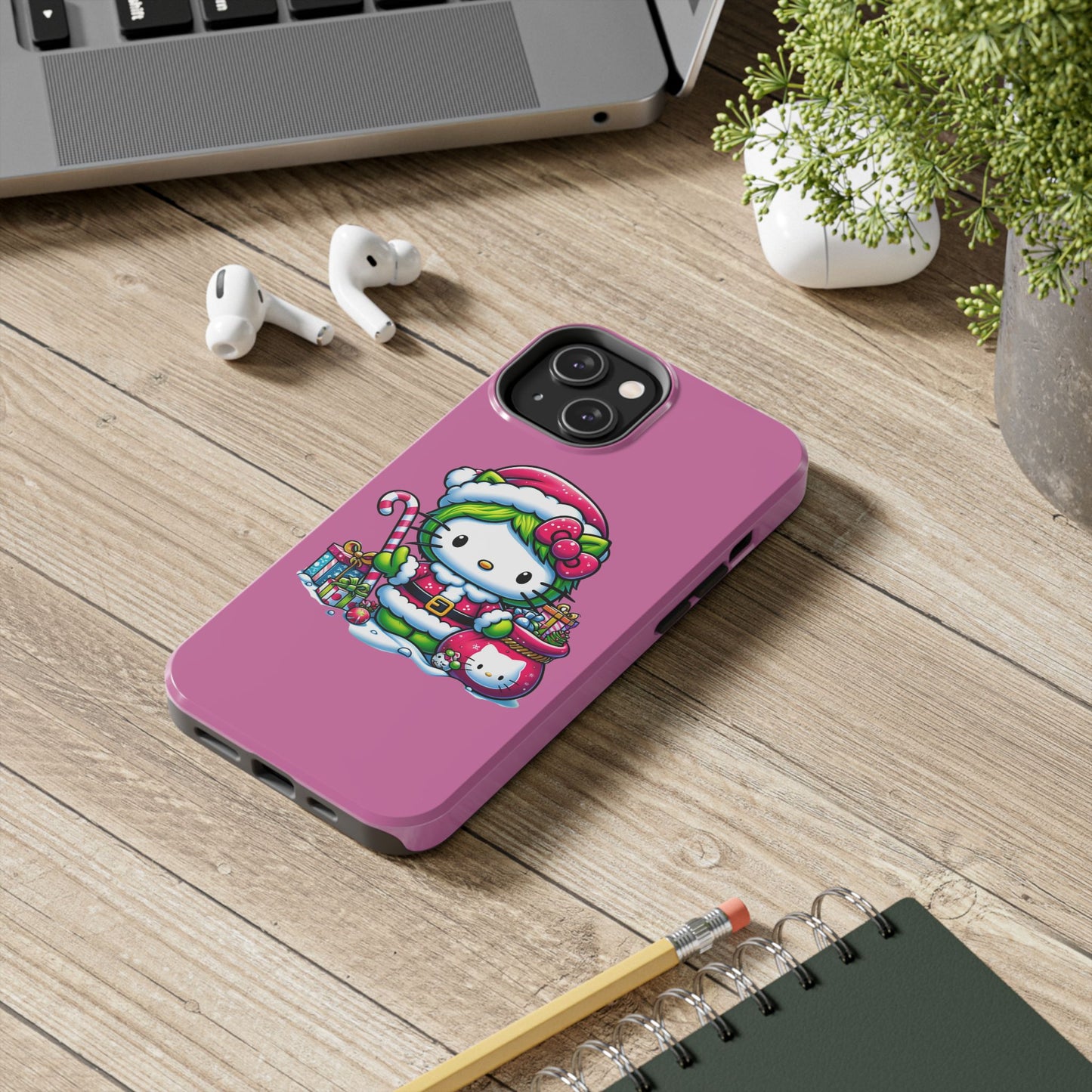 Phone Case - Grinch Hello Kitty