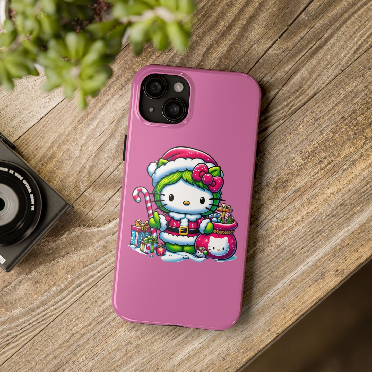 Phone Case - Grinch Hello Kitty