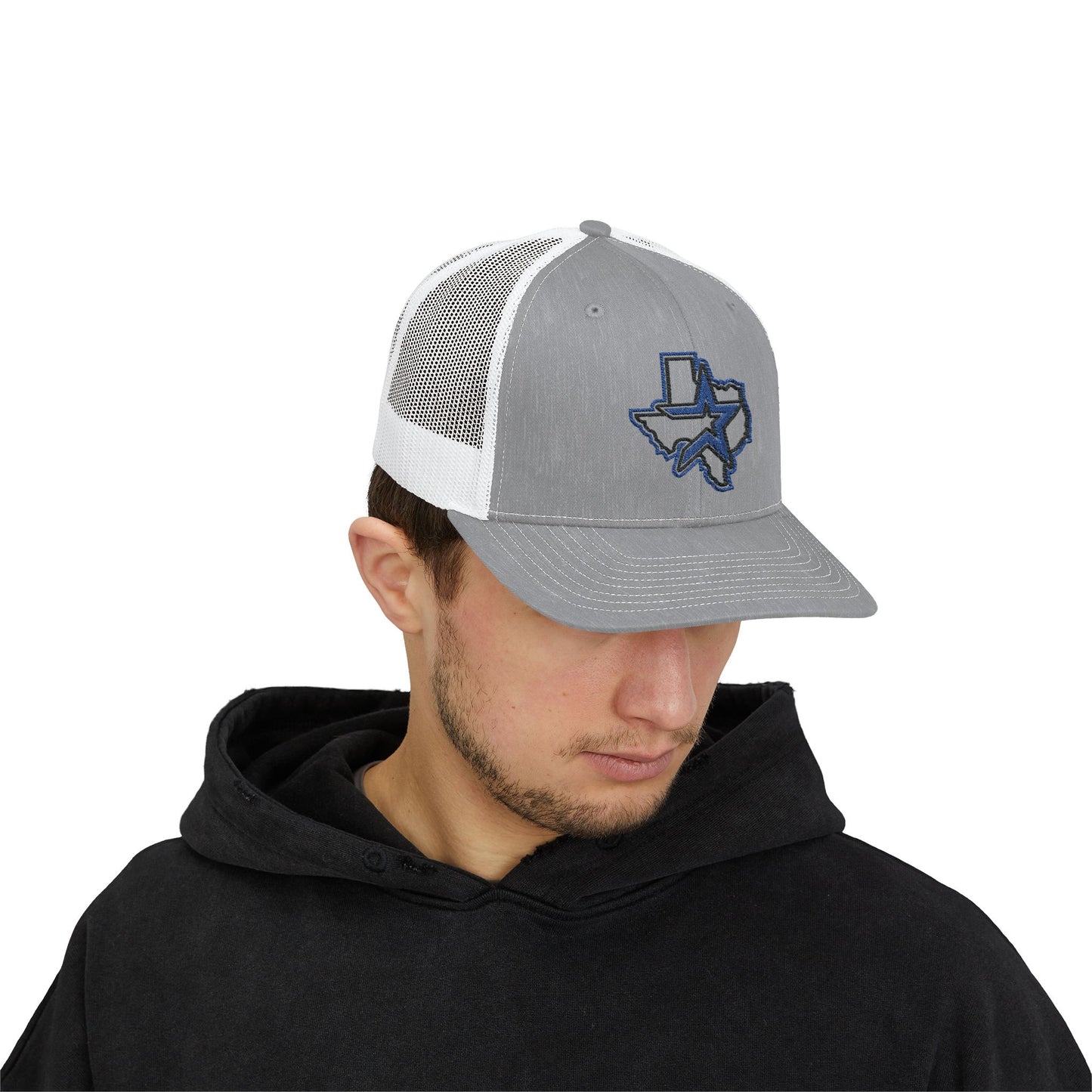 Blue Houston Logo Trucker Cap