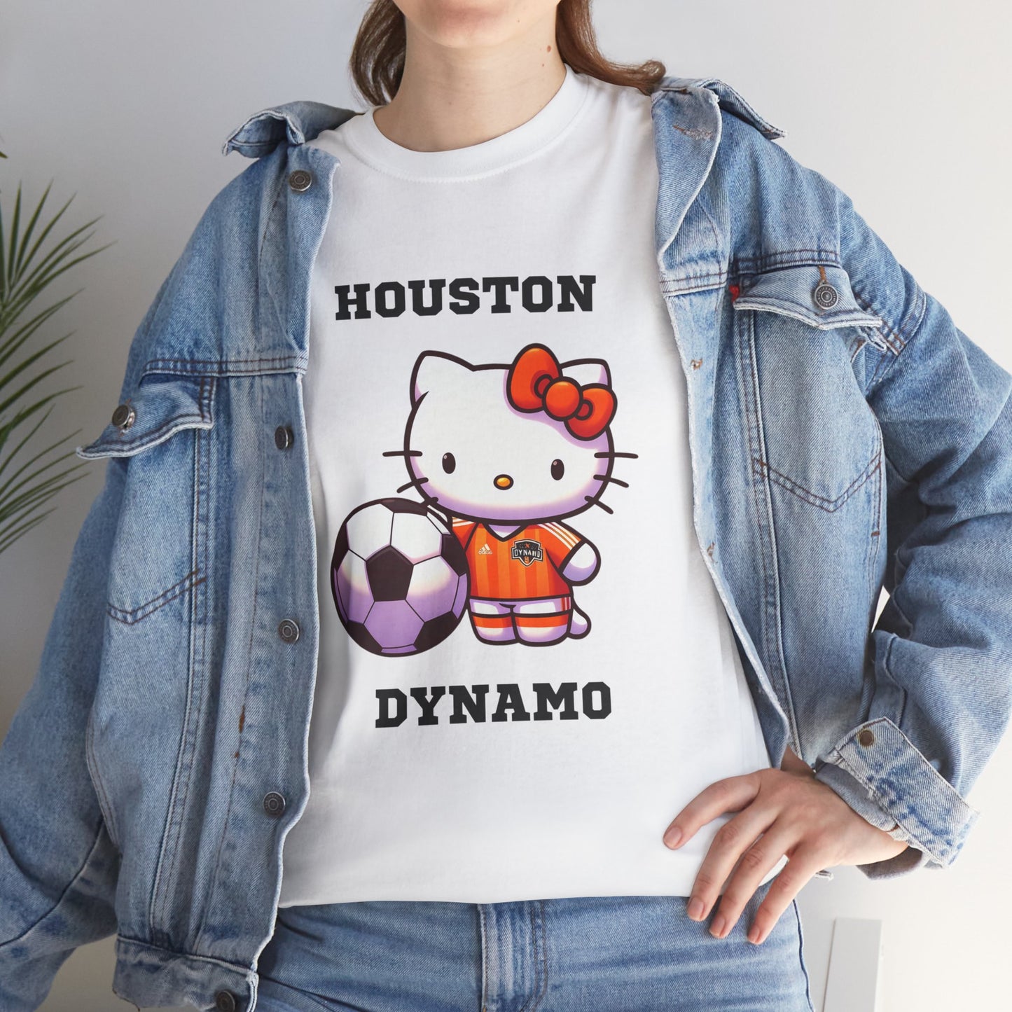 Houston Soccer Kitty Design Tee