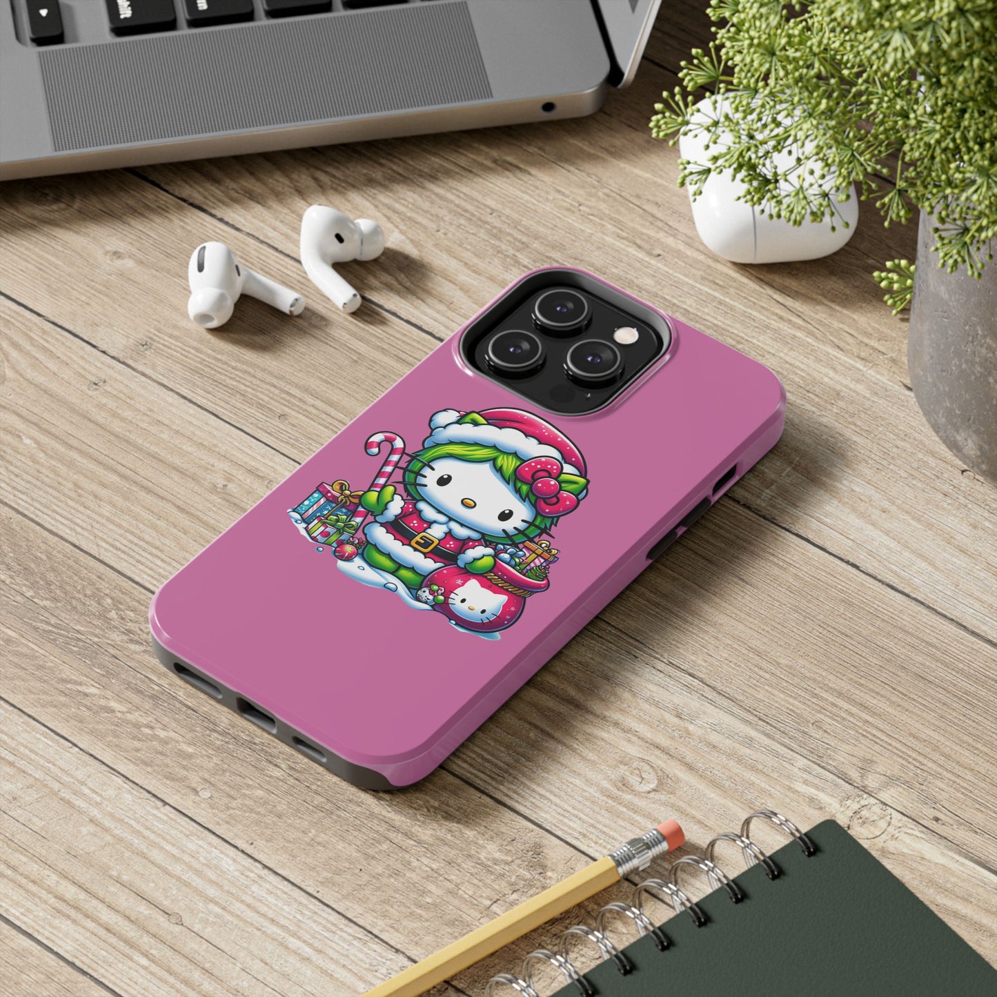 Phone Case - Grinch Hello Kitty