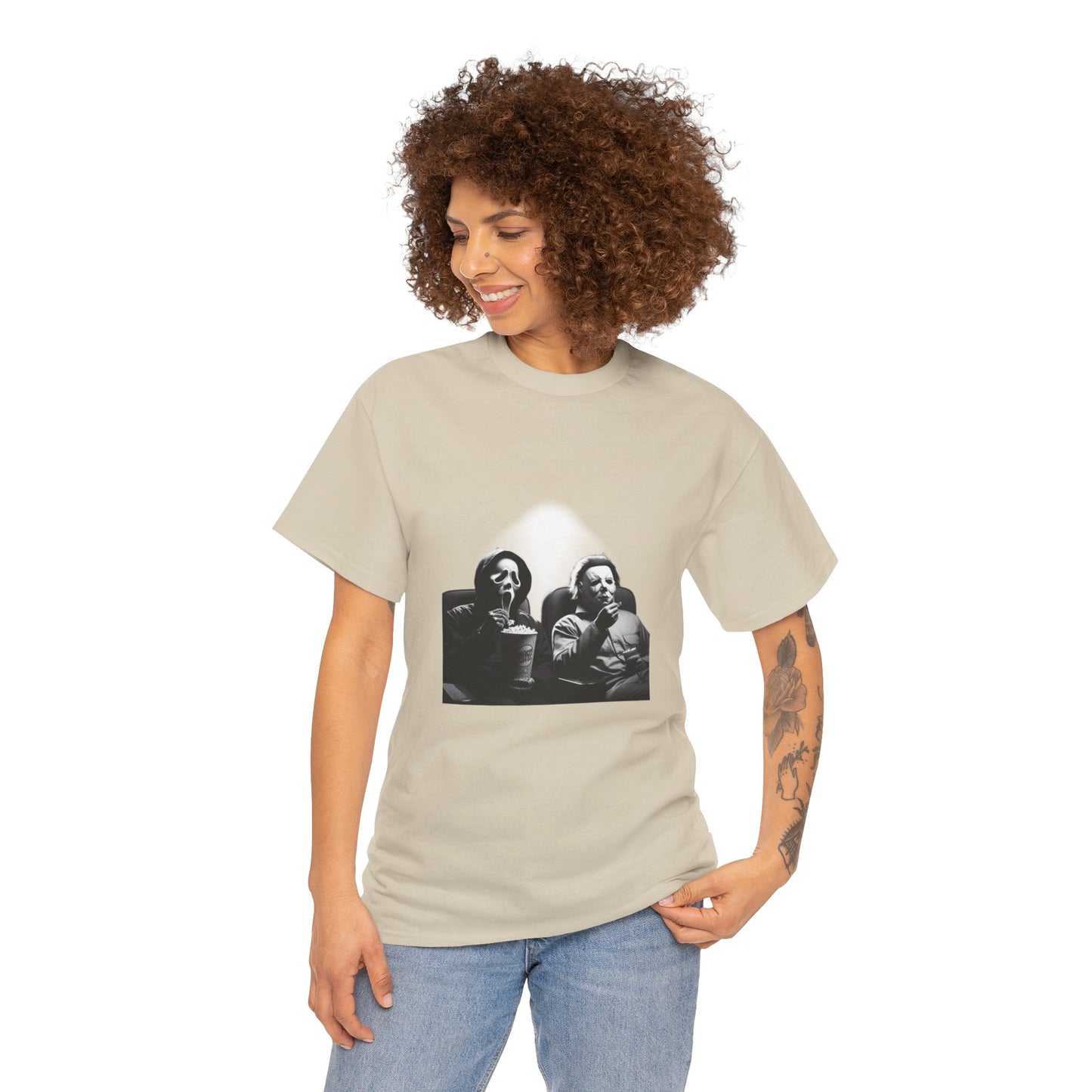 Horror Unisex Tee - Hanging Out at the Theater