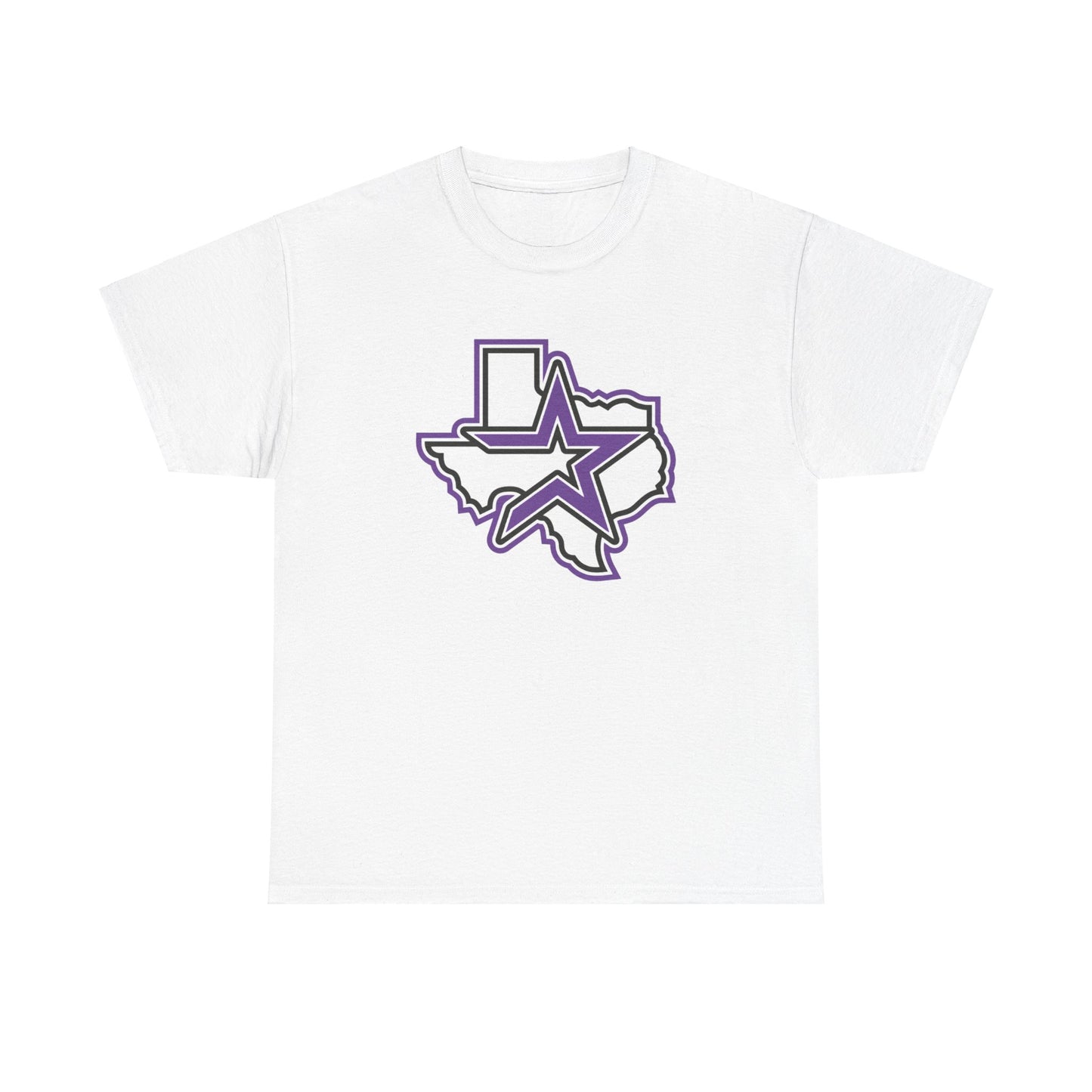 Purple Houston Logo Team Tee