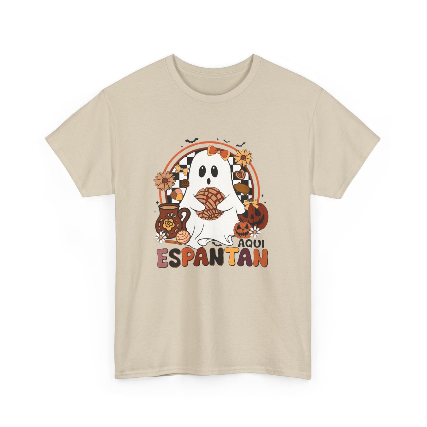 T-Shirt Aquí Espantan Hispanic Ghost Unisex Tee