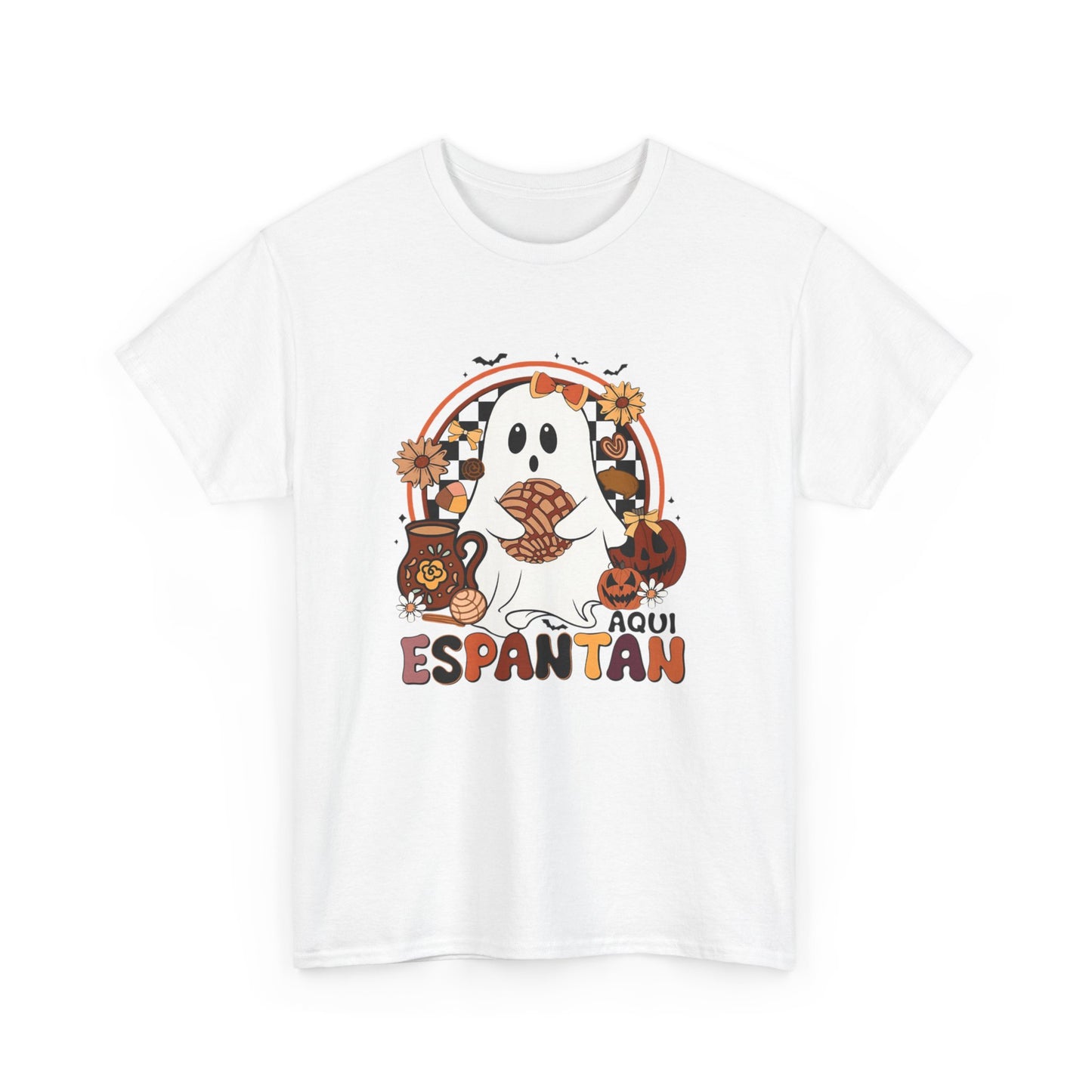 T-Shirt Aquí Espantan Hispanic Ghost Unisex Tee