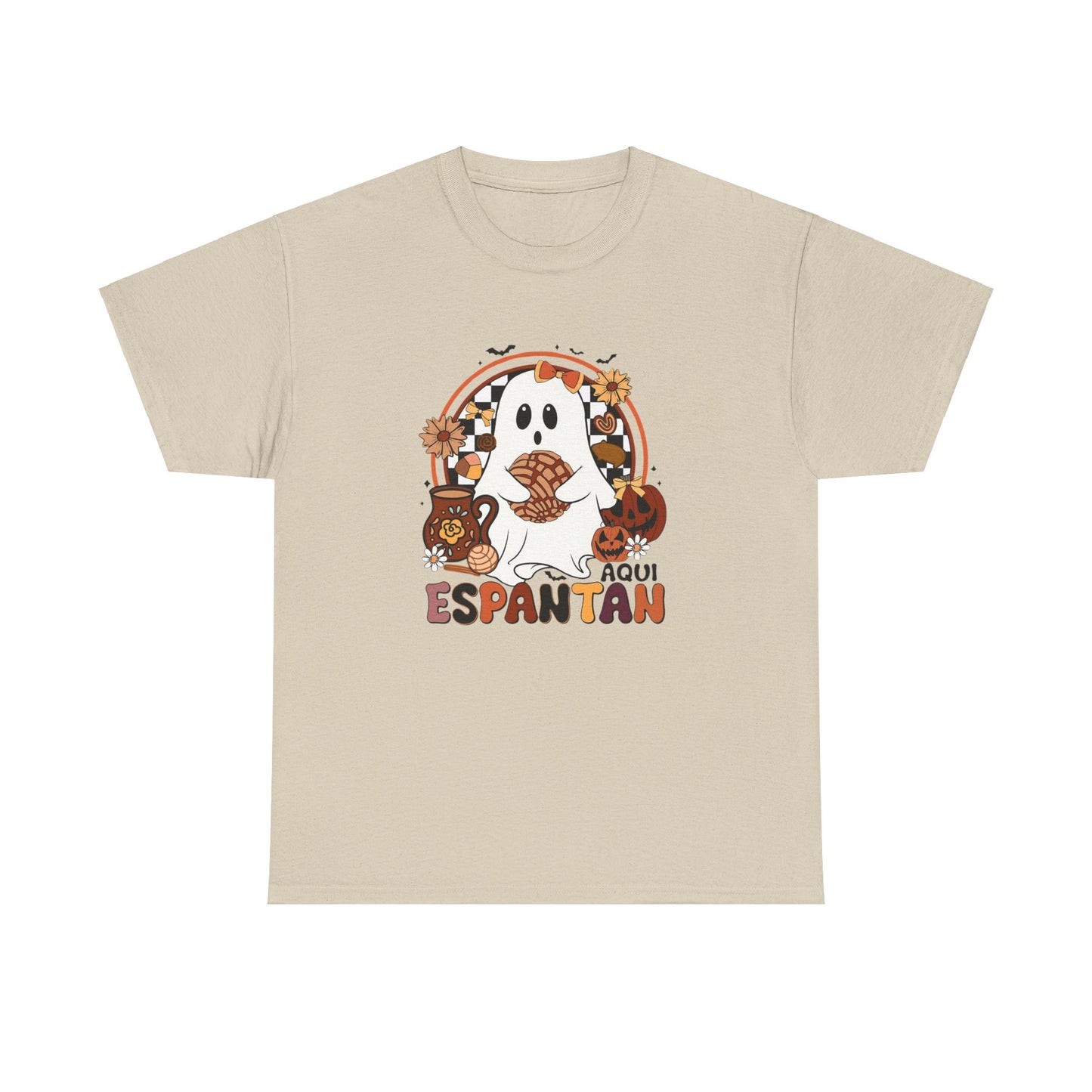 T-Shirt Aquí Espantan Hispanic Ghost Unisex Tee