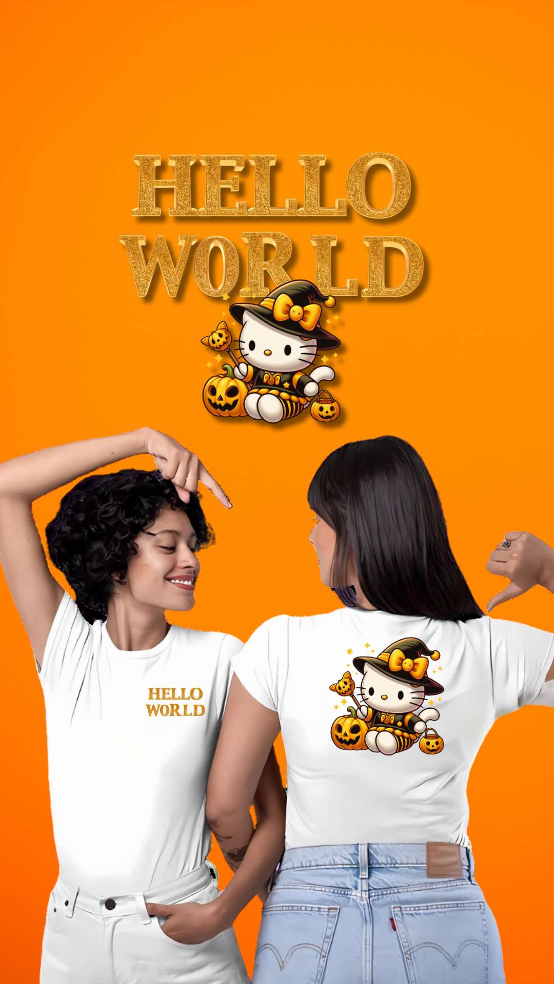 Halloween Kitty T-Shirt